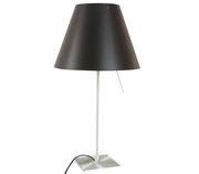 Lampe de table Costanza / H 76 à 110 cm - Luceplan noir en plastique