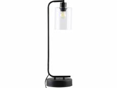 Lampe de table - lampe de bureau design tube - giulio noir