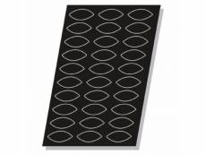 Moule flexipan® plaque silicone 48 tartelettes ovales - pujadas - - silicone x26mm