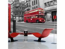 Paris prix - papier peint "cabine téléphonique & bus rouges à londres" 270 x 350 cm
