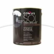 Peinture sol Colours Premium blanc satin 2 5L