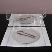 Set de table au style d'antan - Gris - 35 x 50 cm