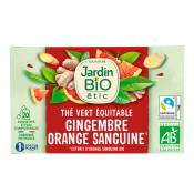 Thé vert Gingembre Saveur Orange Sanguine - bio