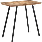 Torana - Table de bar 110x55x105 cm bois de teck solide