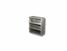Armoire murale ouverte 2 etageres - ristopro - - inox aisi430 700x400x1000mm