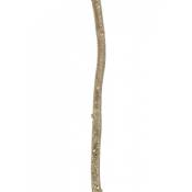 Branche simple pailletée en plastique or 13x8x168 cm