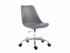 Chaise de bureau toulouse à coque en plastique , gris