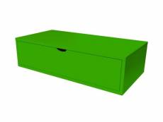 Cube de rangement bois 100x50 cm + tiroir vert CUBE100T-VE