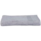 Drap de bain Essentiel coton gris taupe 100x150cm Atmosphera