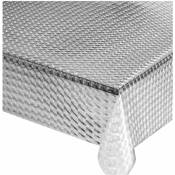 Emmevi Mv S.p.a. - Nappe Transparente Moderne AntiTaches Plastifié Couverture de Table en Pvc Brillant Dis.4 - 140x220 cm