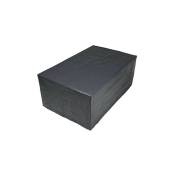 Housse de protection pour table rectangulaire et chaises de jardin, Dimensions H90 x 325 x 205 cm - gris foncé
