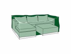 Housses de protection unda chaiselong + table 300x200x80cm materiau polyester 240gr/m2. E3-74539