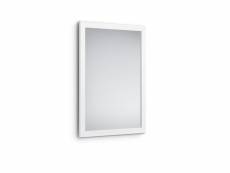 Kim - miroir avec cadre - blanc - 48x68cm