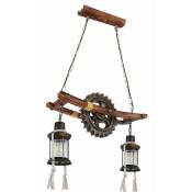 Lampe steampunk suspension suspension industrielle