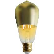 LED Edison Dome Bulb Gold E27 6W Equi.45W 600lm 15000H 7hSevenOn Vintage