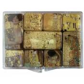 Lot de 9 Mini Magnets Gustav Klimt
