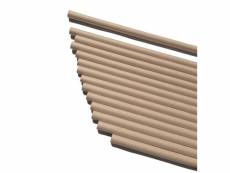 Pailles jetables fibre de bambou taille s 12,5cm - natural bambou - - bambou125