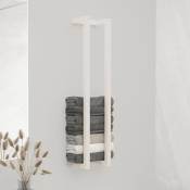 Prolenta Premium - Maison du'Monde - Porte-serviette Blanc 23x18x110 cm Bois de pin