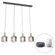 Qazqa - zuzanna - led Dimmable Suspension multiples