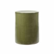Table d'appoint Pawn / Tabouret - Ø 37 x H 46 cm - Céramique - Serax vert en céramique