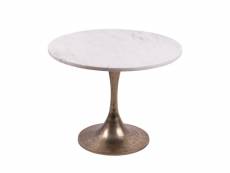 Table en marbre blanc paros 59 cm