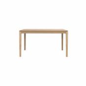 Table rectangulaire Bok / Chêne massif - 140 x 80