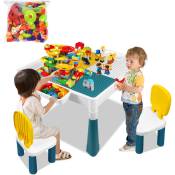 Uisebrt - Table pour enfants avec 2 chaises Table de