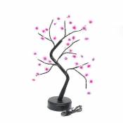 Universal Lampe de table de décoration d'arbre de fleur de cerisier