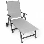 Vanage - Chaise Longue avec Surface Textile rembourée-