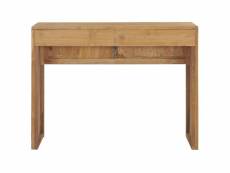 Vidaxl table console 100x35x75 cm bois de teck massif 288842