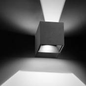 Vivida - Iride Applique LED Cube D'ExtŽrieur DŽbit RŽglable Avec Finition Anthracite