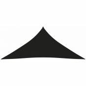 Voile d'ombrage, Protection Solaire, pour Jardin Terrasse Extérieur, Tissu Oxford triangulaire 4x5x5 m Noir OIB7563E - Noir