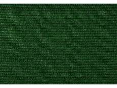 Brise vue, toile hdpe 300gr au m2 en pvc double face coloris vert, 2,00 m x 10 m