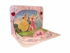 Carte 3d disney - amies disney princesses