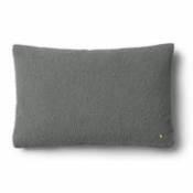 Coussin Clean / Laine bouclée - 60 x 40 cm - Ferm Living gris en tissu