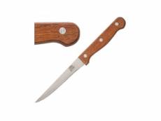 Couteau à viande manche en bois
