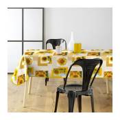 Douceur D'intérieur - Nappe rectangle 140 x 240 cm pvc photoprint Sunflowers - Sans