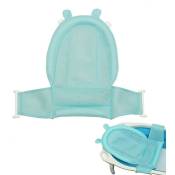 Ensoleille - Siège d'insertion de bain pour bébé, maille de douche nouveau-né maille de douche nouveau-né pour bébé 0-3 ans (bleu)