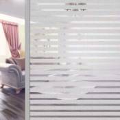 Fei Yu - Film de fenêtre Film de confidentialité opaque auto-adhésif Film de fenêtre Film de verre givré anti-UV pour salle de bain ou bureau