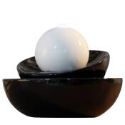 Fontaine en céramique noir et blanc style moderne et Intemporel - H18