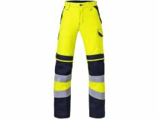 Havep 80308.3zcb7h-62 pantalon de travail ``multi shield 80308``, jaune fluo/bleu marine, 62 80308.3ZCB7H-62