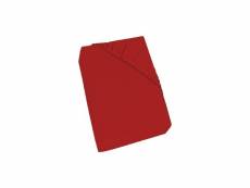 Homemania feuille avec coins simple - rouge - 170 x 200 cm