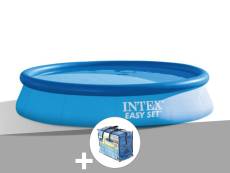 Kit piscine autoportée Intex Easy Set 3,66 x 0,76 m + Bâche à bulles