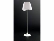 Lampadaire cool 2 ampoules cfl outdoor ip65, blanc