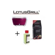 Lotus Grill - Barbecue Violet xl avec Piles et Câble