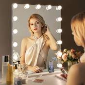 Miroir de maquillage Hollywood avec lampe Bluetooth