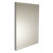 Miroir de salle de bains sur mesure avec bords biseautés et cadre jusqu'à 110 cm jusqu'à 60 cm