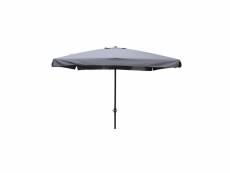 Palerme - parasol droit carré 3 x 3 m gris