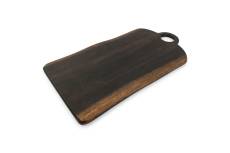 Planche à servir en bois noir 50x25xH1,5cm