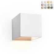 Plato Design - Applique murale cube design moderne Cromia Couleur: Blanc